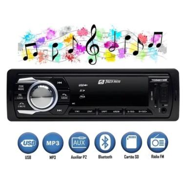 Imagem de Som Automotivo Radio Mp3 Tiger Com Usb Fm Blueth Preto