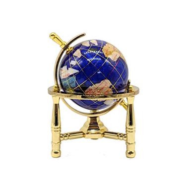 Imagem de Unique Art Since 1996 80-GT-BLUEPEARL-Mini globo dourado, azul