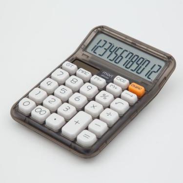 Imagem de Calculadora Grande 12 Dígitos Solar Financeiro Escritório - Mori, Cinz