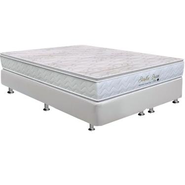 Imagem de Cama Box Queen: Colchão Molas Orthoflex MasterPocket Ensacadas Starflex Dream New + Base CRC Courano White(158x198)