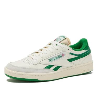Imagem de Reebok Tênis feminino Club C Revenge, Giz/branco/verde, 6.5