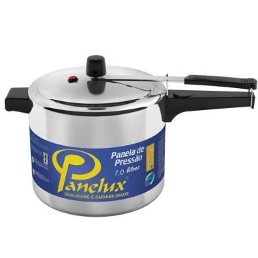 Imagem de Panela De Pressão Panelux 1036 Alumínio Polido - 7 L Metálico