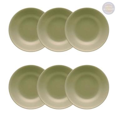 Imagem de Conjunto De Pratos Fundos 06 Peças Oliva Oxford