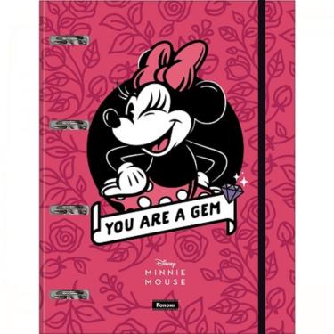 Imagem de Caderno Argolado Universitário Minnie Mouse 80 Folhas Foroni
