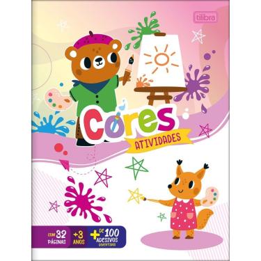 Imagem de Cartilha De Atividades Cores Aprender E Brincar 16 Folhas Tilibra