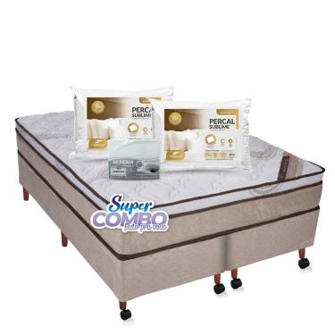 Imagem de Conjunto Castor Revolution Híbrido King Size 193x203x70cm