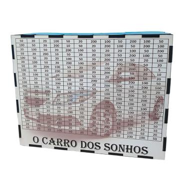 Imagem de Cofre Desafio Meu Carro Dos Sonhos Junte 15 Mil Para Seu Sonho Em Mdf
