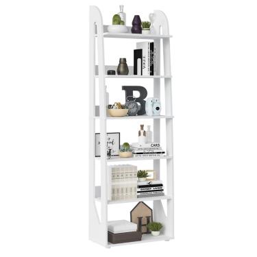 Imagem de Estante Livreiro 7 Prateleiras 183x60 Cm Branco Fosco Arly