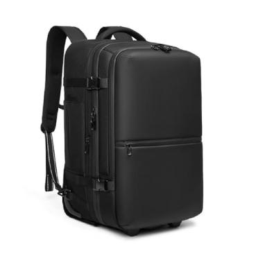 Imagem de Mochila a Vácuo, Mochila Grande a Vácuo para Homens, Mulheres, Companhias Aéreas Expansíveis Aprovadas por Mochilas, Mochilas Casuais à Prova de água para Faculdades, Viagens,