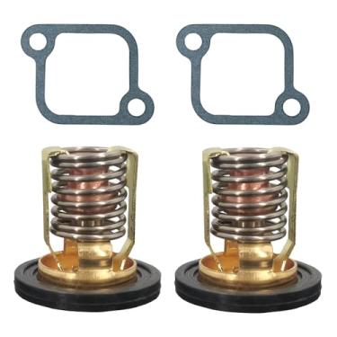 Imagem de 2 peças de termostatos compatíveis com motores de popa Sierra 18-3606 18-3535 18-3675 Mercury Marine 200-300 HP substitui 8M0057307 885599003 27-8503181 Sierra 18-3535 1835 8-367 5
