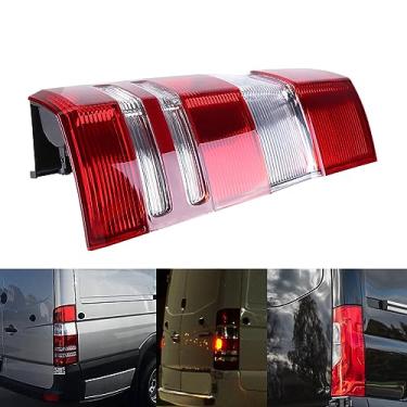 Imagem de Slakerbe Lanterna traseira direita compatível com Mercedes Benz Sprinter 2500 3500 2007 2008 2009 2010-2017, lado do passageiro, luz traseira do lado do passageiro, conjunto de luz traseira