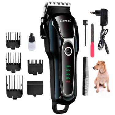 Imagem de Cortador Digital Kemei Pet Para Tosa De Gatos - RELET