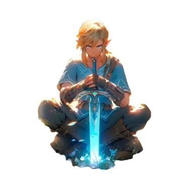 Imagem de Zeldas Link Legend Videogame Pintura Em Tela Arte De Parede Para Quart