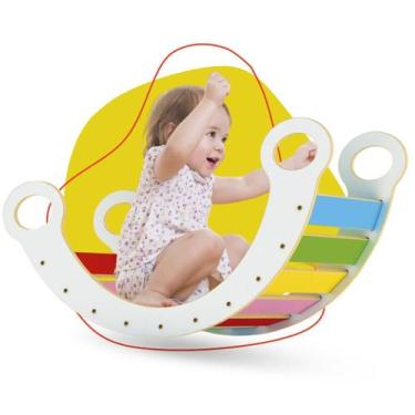 Imagem de Gangorra Infantil Montessori Equilíbrio Pikler 35 Kg Junges
