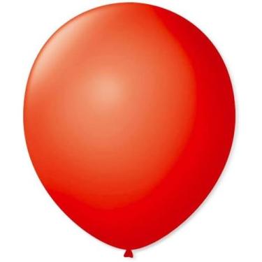 Imagem de Balão Imperial N.070 Vermelho Quente com 50 São Roque - Balões São Roq