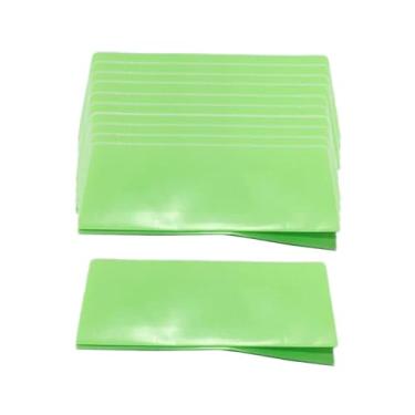 Imagem de MERIGLARE Kit de tubo termoencolhível 100x, manga de tubo termoencolhível para vedação de fios termoencolhíveis para bateria elétrica faça você mesmo, Verde