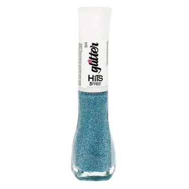 Imagem de Esmalte Hits Glitter 5Free Cor Diamante Lua Azul 8ml