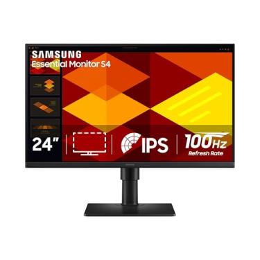 Imagem de SAMSUNG Monitor empresarial sem bordas de 61.0 cm (S40GD) com painel IPS, taxa de atualização de 100 Hz, modo protetor de olhos, design ergonômico, modo de imagem de jogo, LS24D408GANXGO