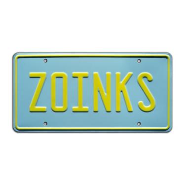 Imagem de Celebrity Machines Scooby Doo | ZOINKS | Placa de licença estampada de metal