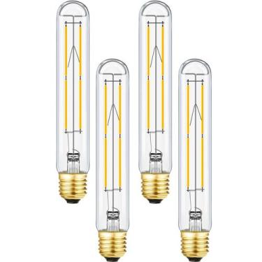 Imagem de Lâmpada LED Leools Dimmable E26 8W 800lm 3000K branca macia, pacote co
