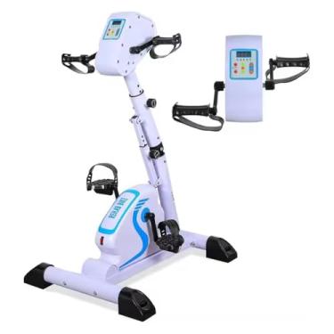 Imagem de Bicicleta Elétrica para Fisioterapia e Reabilitação Passiva – Exercitador de Braços e Pernas com Tela LCD e 12 Níveis de Velocidade – 220V – Linha Clínica