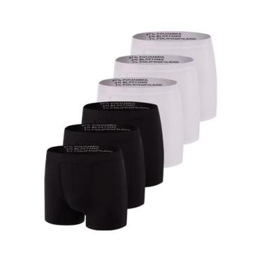 Imagem de Kit com 6 Cuecas Boxer Trifil 4620 Colorido, Branco, M