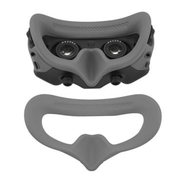 Imagem de wtohoby Protetor de olho de silicone para DJI AVATA Goggles 2 capa de óculos de voo à prova de suor, antiderrapante, lavável, enchimento facial, acessórios de drone (não para óculos DJI Integra