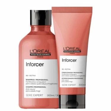 Imagem de L'Oréal Professionnel Inforcer Shampoo 300ml + Condicionador 200ml - L