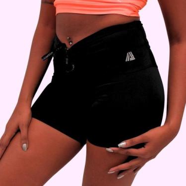 Imagem de Short Feminino Suplex Fitness Insanity Fitlink, Preto, G