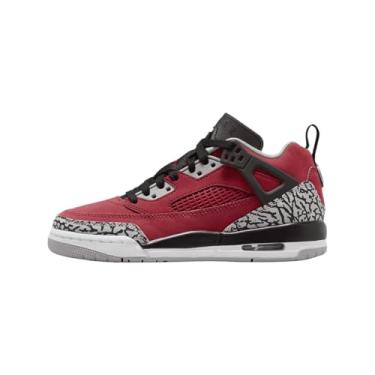 Imagem de Tênis infantil Jordan Spizike Low Big (FQ3950-600, vermelho academia/cinza lobo/cinza claro/preto), Vermelho academia/cinza lobo/cinza claro/preto, 5.5 Big Kid
