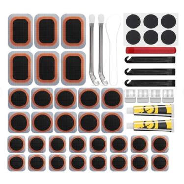 Imagem de Castrap Kit Completo De Reparo De Punção De Pneu De Bicicleta, Remendo Frio Sem Cola Alavancas De Pneu E Ferramentas Para Fixação Fácil De Tubos (25)