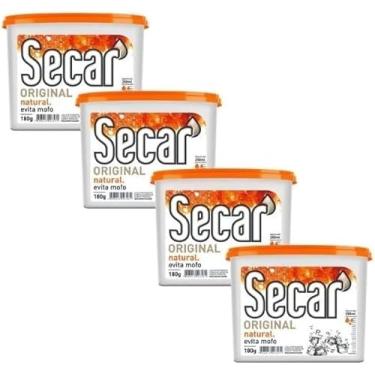 Imagem de Kit 4 Unid Secar Evita Mofo Desumidificador Anti Mofo Natural 180g