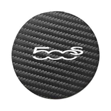 Imagem de Protetores De Porta-Copos Para Carro Fiat 500, 2 Peças, Almofadas Redo