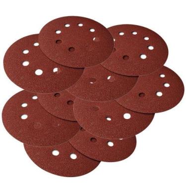 Imagem de Disco De Lixa 180mm Grão 180 Lixadeira Com 10pçs - WBR