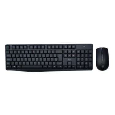 Imagem de Kit Combo Teclado E Mouse Sem Fio Slim Multi Conexão Usb -