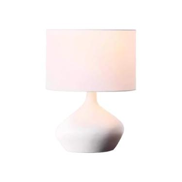 Imagem de Abajur de cabeceira Luminária de mesa simples para quarto, decoração retrô para sala estar e armário lateral