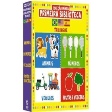 Imagem de Coleção Minha Primeira Biblioteca Trilíngue Box 4 Livrinhos