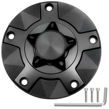 Imagem de AC-MTORC Tampa do tanque de combustível da motocicleta Tampa do tanque de combustível de gás/adequada para SUZUKI GSXR 600/750 GSXR600 GSXR750 06-19 GSX-R 1000 03-16 Capa de liberação rápida de