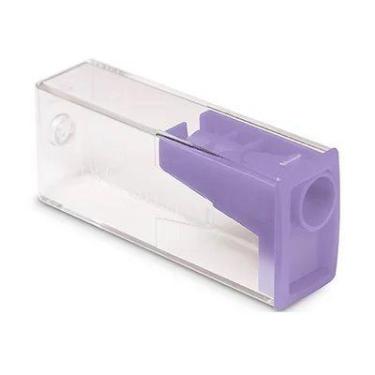 Imagem de Apontador Transparente Retangular com Deposito Tom Pastel FABER-CASTEL