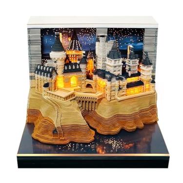 Imagem de Calendário 3D 2026, calendário com 52 calendários semanais para 2026, livro mágico e caderno de notas de arte esculpido em papel de coruja fofo, adequado para decoração de quarto e escritório, mesa de