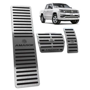 Imagem de Pedaleiras Com Descanso Amarok 2011 A 2019 Automático Preto