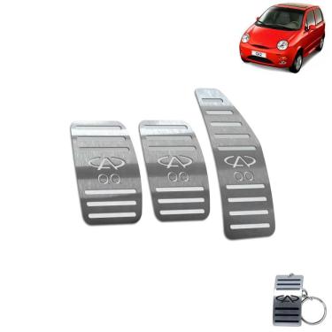 Imagem de Pedaleira Chery Qq Manual 2011 Até 2014 Aço Inox