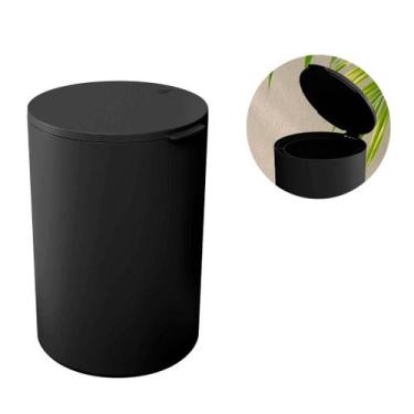 Imagem de Lixeira Cesto Lixo Com Tampa 5 Litros Multiuso Coza Serene Banheiro / 