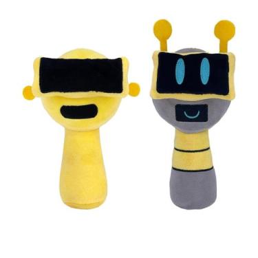 Imagem de Brinquedos de pelúcia Sprunki Sprunky Wenda e Grey 25 cm, 2 peças - Ma