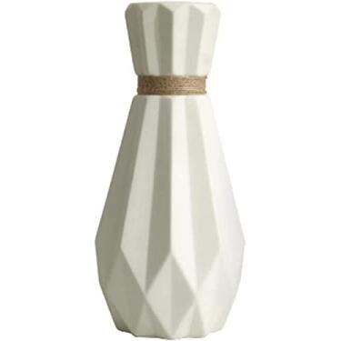 Imagem de Vaso de flores, vaso de cerâmica, decoração moderna para sala de estar, arranjo de flores, criativo, água, castanha, porcelana, vasos decorativos com simulação de peônia, decoração de mesa (A)