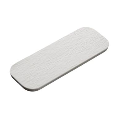 Imagem de Prato de jantar de cerâmica prato de sobremesa de cor sólida pratos de jantar reutilizáveis pratos de cozinha retangulares festa em casa restaurante