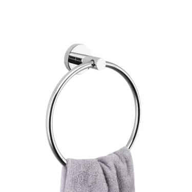 Imagem de Acessórios de banheiro Suporte de escova de vaso sanitário polido cromado toalheiro saboneteira gancho de prateleira de parede de vidro suporte de papel higiênico SUS, suporte de escova de vaso