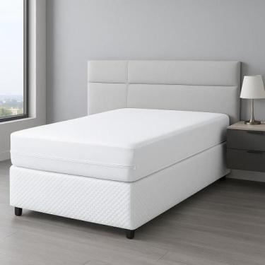 Imagem de Capa Para Colchão Solteiro Malha Gel C Zíper - Nalu Casa e Decoraçao, 