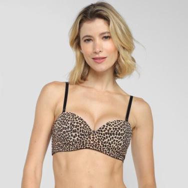 Imagem de Sutiã Calvin Klein Com Bojo Balconet, Marrom, 34C