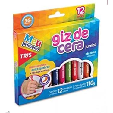 Imagem de Giz De Cera Jumbo - Tris 